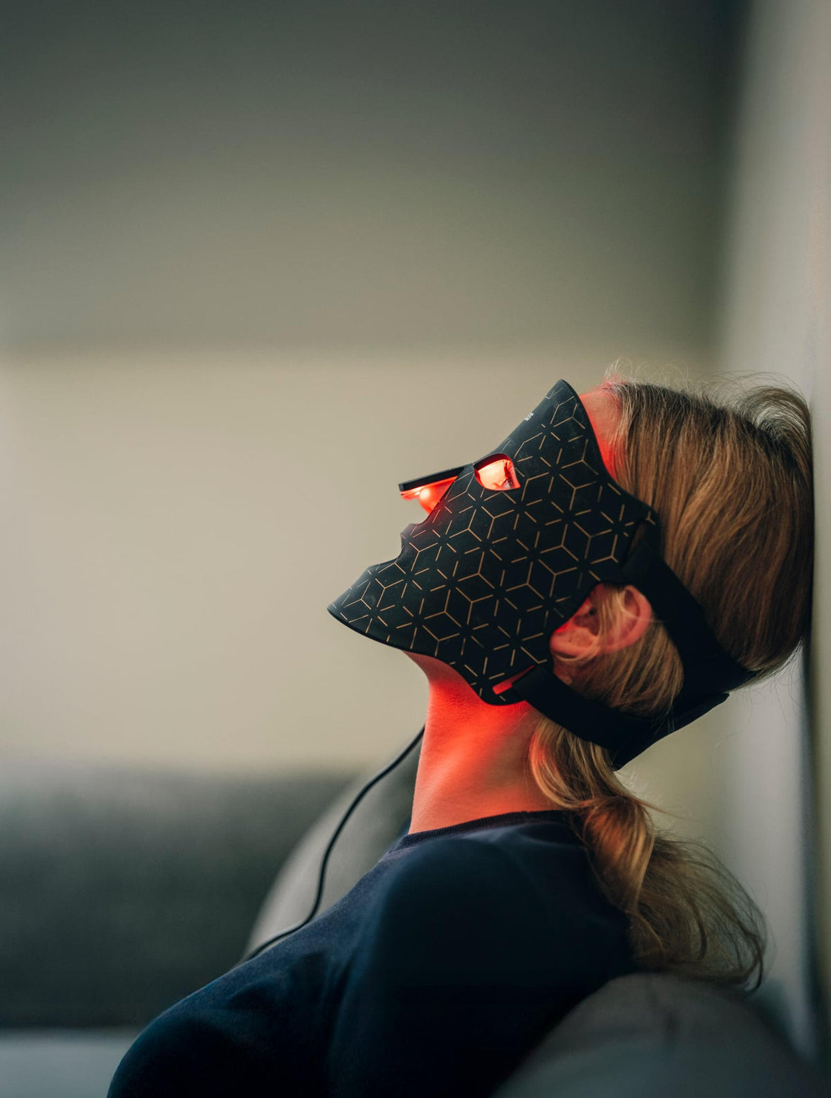 Infrarød LED maske