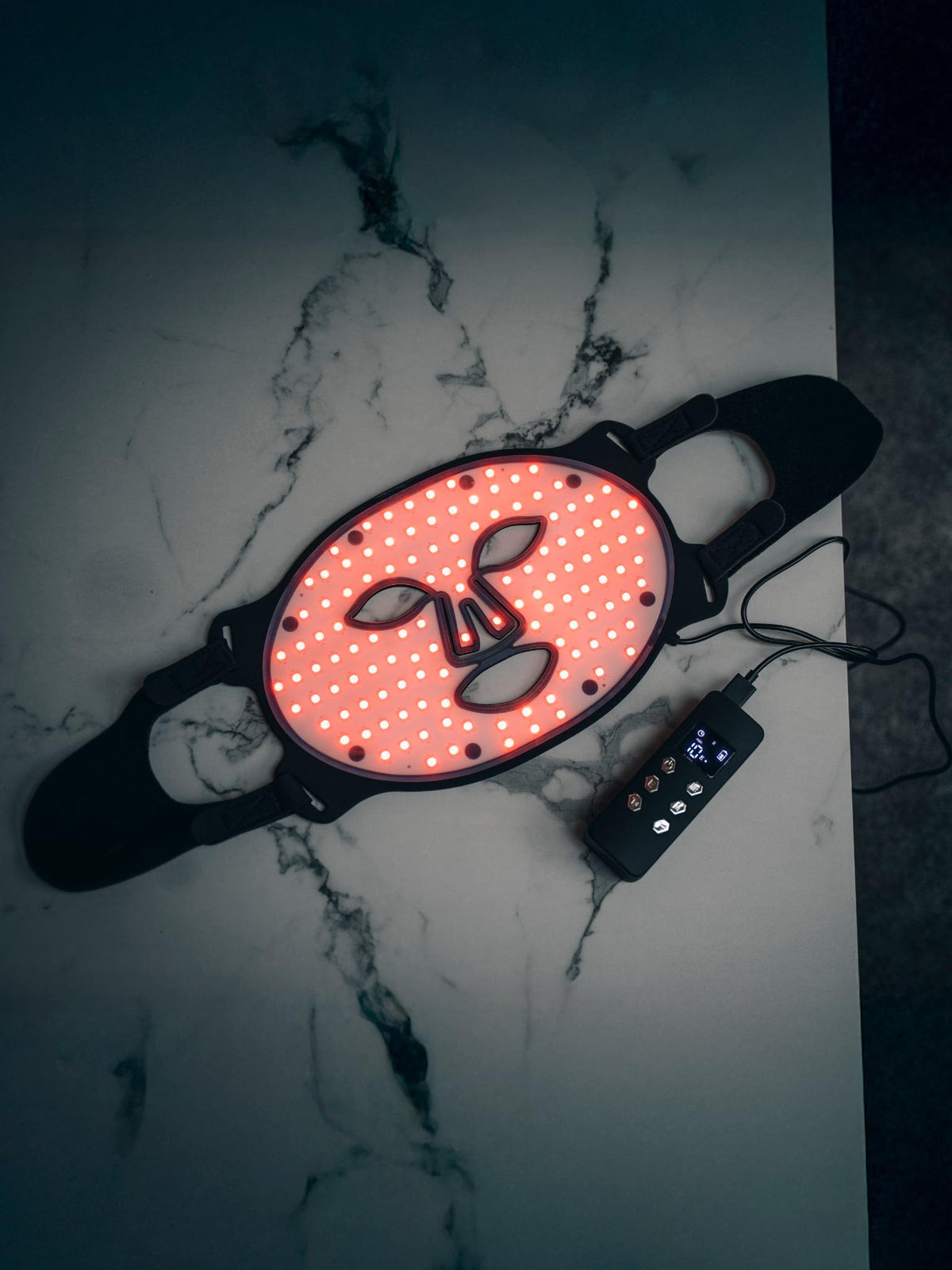 Infrarød LED maske